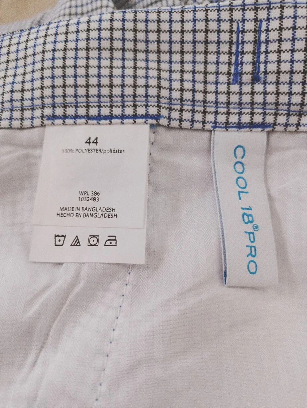 NWT Haggar Shorts Men 44 Cool 18 Pro Comfort Stretch Expandable Waist UV Protect